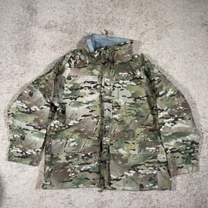 Tru-Spec Men's 2XL Long Green Nylon Camo Rain Parka Jacket